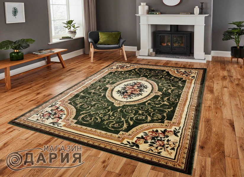 Тъкан персийски килим Blue stones 5261_GREEN